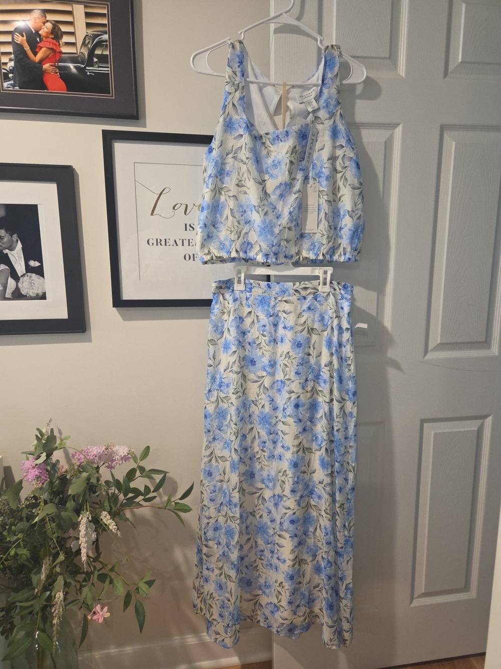 Calypso St. Barth 2 Piece Set With Skirt, Size M